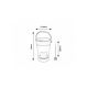 Rabalux Solarna rasveta Angers LED 3W sivo (77039) - 77039