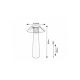 Rabalux Spoljna dekorativna rasveta Assen LED 5W crna (77062) - 77062