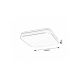Rabalux Spoljna plafonska rasveta Lowar LED 18W bela (77138) - RAS003049A00000