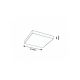 Rabalux Spoljna plafonska rasveta Tartu LED 18W mat crno (7899) - 7899