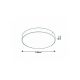 Rabalux Spoljna plafonska rasveta Tartu LED 24W mat belo (7894) - 7894