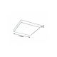 Rabalux Spoljna plafonska rasveta Tartu LED 24W mat crno (7900) - 7900