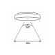 Rabalux Spoljna plafonska rasveta Zenon LED 18W bela (2699) - 2699