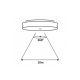 Rabalux Spoljna plafonska rasveta Zenon LED 24W bela (2700) - 2700-1