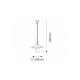 Rabalux Spoljna visilice Vigo E27 1x MAX 60W mat crno (8687) - 8687