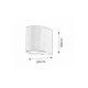 Rabalux Spoljna zidna rasveta Chile GU10 1x MAX 35W brušeni aluminijum (8020) - 8020