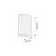Rabalux Spoljna zidna rasveta Chile GU10 2x MAX 35W brušeni aluminijum (8034) - 8034