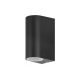 Rabalux Spoljna zidna rasveta Chile GU10 2x MAX 35W crna (8030) - 8030