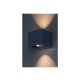 Rabalux Spoljna zidna rasveta Hallstatt LED 10W sivo (77170) - RAS003079A00000