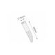 Rabalux Spoljna zidna rasveta Inox torch E27 1x MAX 25W brušeni hrom (8261) - 8261