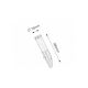 Rabalux Spoljna zidna rasveta Inox torch E27 1x MAX 25W brušeni hrom (8266) - 8266-1