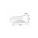 Rabalux Spoljna zidna rasveta Kobarid LED 20W crna (77174) - RAS003083A00000