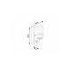 Rabalux Spoljna zidna rasveta Medina GU10 1X MAX 10W mat crno (8834) - 8834