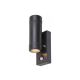 Rabalux Spoljna zidna rasveta Medina GU10 2X MAX 10W mat crno (8835) - 8835