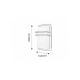 Rabalux Spoljna zidna rasveta Seattle E27 1x MAX 11W crna (8169) - 8169