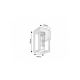 Rabalux Spoljna zidna rasveta Zernest  E27 1x MAX 15W crna (77085) - 77085