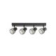 Rabalux Spot rasveta Aberama E14 4X MAX 10W crna (73004) - 73004