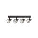 Rabalux Spot rasveta Aberama E14 4X MAX 10W crna (73004) - 73004