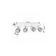 Rabalux Spot rasveta Aberama E14 4X MAX 10W crna (73004) - 73004