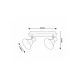 Rabalux Spot rasveta Alvaro E14 2x MAX 40W mat crno (3158) - 3158