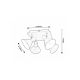 Rabalux Spot rasveta Alvaro E14 4x MAX 40W mat crno (3159) - 3159