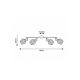 Rabalux Spot rasveta Belano E27 4x MAX 40W crna (3537) - 3537