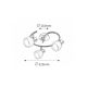 Rabalux Spot rasveta Dave E14 3x MAX 40W hrom (6837) - 6837
