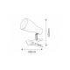 Rabalux Spot rasveta Ebony E27 1x MAX 20W bela (6026) - 6026