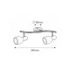 Rabalux Spot rasveta Elite E14 2x MAX 40W hrom (6061) - 6061