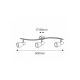Rabalux Spot rasveta Elite E14 3x MAX 40W hrom (6062) - 6062-1