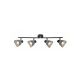 Rabalux Spot rasveta Farelia E14 4X MAX 10W crna (73008) - RAS003227A00000