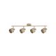 Rabalux Spot rasveta Fedora E14 4x MAX 40W svetlo braon (3550) - 3550