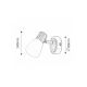 Rabalux Spot rasveta Gavin E14 1x MAX 40W brušeni hrom (6486) - 6486