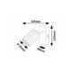 Rabalux Spot rasveta Gerhard GU10 1x MAX 15W topovsko siva (73071) - RAS003245A00000