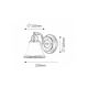 Rabalux Spot rasveta Grando E14 R50 1x MAX 40W bronzana (6545) - 6545
