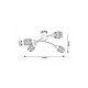 Rabalux Spot rasveta Indiana E14 4x MAX 25W crna (5282) - 5282