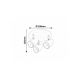 Rabalux Spot rasveta Karen LED 3x 4W antracit siva (6514) - 6514-1