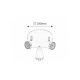 Rabalux Spot rasveta Karen LED 3x 4W bela (6668) - 6668-1
