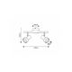 Rabalux Spot rasveta Konrad GU10 2x MAX 50W mat crno (73012) - 73012