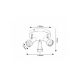 Rabalux Spot rasveta Konrad GU10 3x MAX 50W mat crno (73013) - 73013