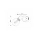 Rabalux Spot rasveta Lamar E27 1x MAX 40W mat crno (3986) - 3986