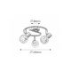 Rabalux Spot rasveta Lauren E14 3x MAX 40W hrom (6093) - 6093