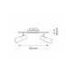 Rabalux Spot rasveta Logan E14 2x MAX 40W hrom (6097) - 6097