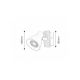 Rabalux Spot rasveta Mac GU10 1x MAX 15W crna (5902) - 5902