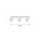 Rabalux Spot rasveta Mac GU10 3x MAX 35W bukva (5904) - 5904-2