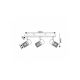 Rabalux Spot rasveta Metta E14 3x MAX 40W hrast (71153) - RAS002887A00000