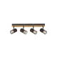 Rabalux Spot rasveta Metta E14 4x MAX 40W hrast (71154) - RAS002888A00000