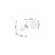 Rabalux Spot rasveta Pablo E27 1x MAX 40W mat crno (3976) - 3976-1