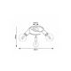 Rabalux Spot rasveta Pablo E27 3x MAX 40W mat crno (3978) - 3978
