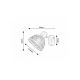 Rabalux Spot rasveta Rattan E14 1x MAX 15W mat crno (3133) - 3133-1-1
